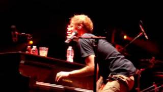 Andrew McMahon stands on his piano during &quot;If U C Jordan&quot;