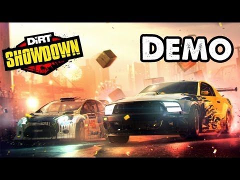 Dirt Showdown Demo: Single Player/Multiplayer - 8 Ball/Destruction Derby (Gamplay/Walkthough)