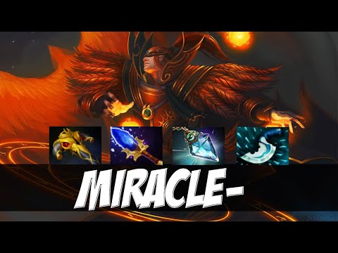 Nigma.Miracle Invoker DOUBLE RAMPAGE! Mid-Lane Pro Gameplay {Dota2 School}