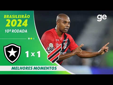 Gols e lances de Botafogo x Athletico Paranaense