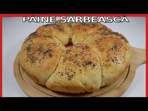 Pâine Sârbească Pufoasă și Aromată 🇷🇸 🥐 | Rețetă Pas cu Pas