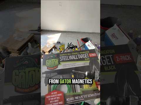 Video: Gator Magnetics Garage Storage System for Lawn Tools, Power Tools, and Supplies video thumbnail