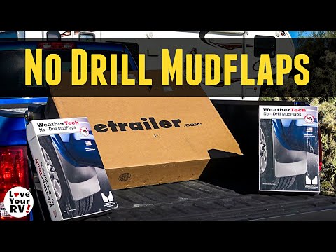 Installing WeatherTech No-Drill Mudflaps from etrailer.com (Ram 3500 Truck)
