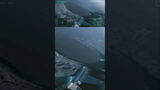 Moebius 1 shoots scout fighters above Ulysses crater | Ace Combat 04 Shattered Skies | A10A #Shorts