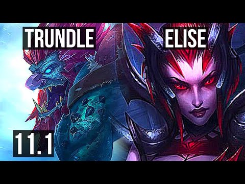 TRUNDLE vs ELISE (JUNGLE) | Godlike | EUW Diamond | v11.1