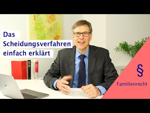 Der Ablauf der Scheidung
