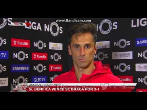 Jonas e a vitória sobre o SC Braga, por 3-1