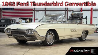 Video Thumbnail for 1963 Ford Thunderbird