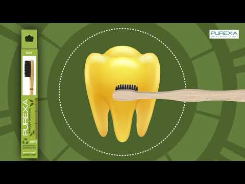 PUREXA Eco Friendly Bamboo Charcoal Tooth Brush | Bamboo Toothbrush In India