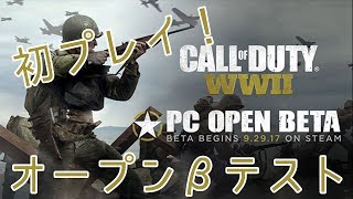 コールオブデューティー:WWⅡPC版β!