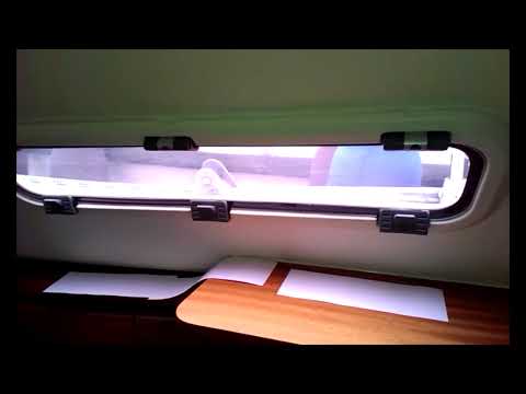 How to fix lewmar portlight leak at the rubber list
