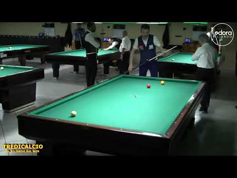 MARCOLIN vs NASCIMBENE - 5^Prova Biliardo  Open 2018 Settimo T.se@TREDICALCIO