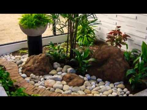 LINDOS JARDINS COM PEDRAS