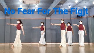 No Fear for the Fight line dance (High Intermediate) Demo&amp;Count