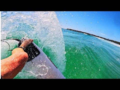 Surfing Dbah – Perfect Glassy Morning (POV with Mick Fanning Out There)