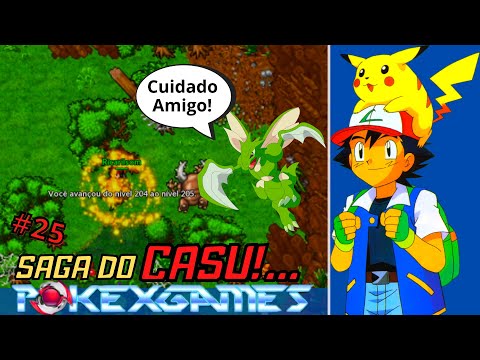 [PXG] Saga do Casu #25 | Como upar lvl 200 mais? | Capturamos um pokemon na master ball! :D