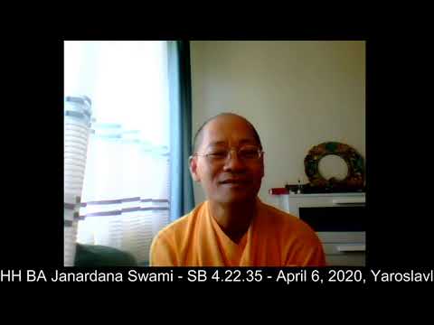 HH BA Janardana Swami - SB 4.22.35 - April 6, 2020, Yaroslavl