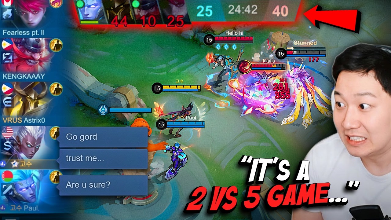 I told my teammate to play Gord... and it happened | Mobile Legends Karrie