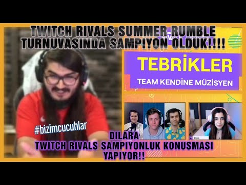 TWİTCH RİVALS SUMMER RUMBLE TURNUVASINDA ŞAMPİYON OLDUK!! DİLARA İNGİLİZCE RÖPORTAJ YAPIYOR!!