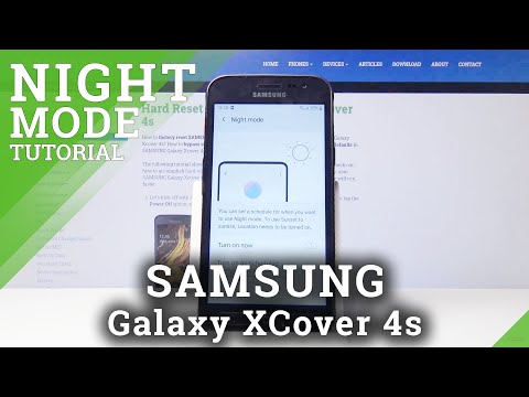 How to Enter Night Mode in SAMSUNG Galaxy Xcover 4s – Activate Night Light