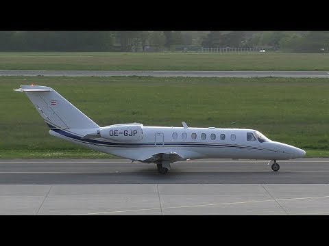 Smartline Cessna 525B CitationJet 3 takeoff at Graz Airport | OE-GJP