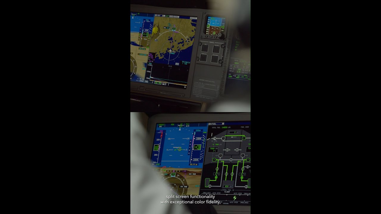 ##Shorts - Bombardier Vision flight deck - Ergonomic Display