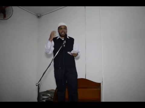 Khutbah "La Jeunesse" Par Frere Umar Dauhoo le 29 08 2014 Part 1