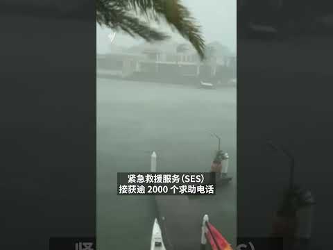 风暴狂袭昆州东南部　11厘米巨型冰雹加强风雷击　逾9万户停电 | SBS中文