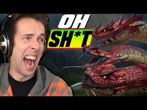 Oh SH*T! The Dark Elves have brought a WAR HYDRA! - Total War: Warhammer 3