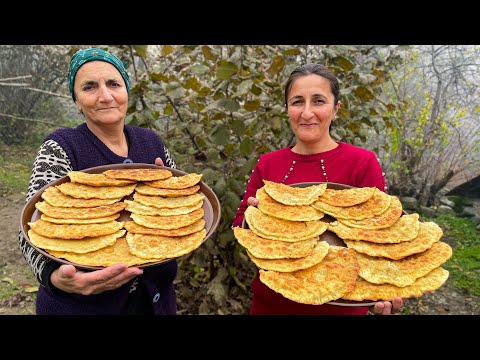 REAL HOMEMADE CHEBUREKS COOKED IN A QUIET VILLAGE! NO TALKING