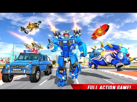 Rhino Robot Car Transform Game | Transformer