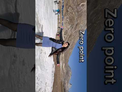 Zero point⛄️ #pahad #mountains #zeropoint #snow #transition #sikkim #gangtok #sikkimdiaries #ootd