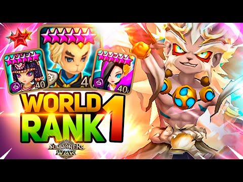 Over 3000 Points! WORLD RANK 1 Goes Wild in Summoners War