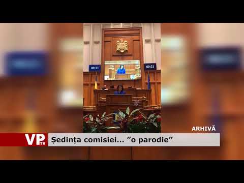 Ședința comisiei… ”o parodie”