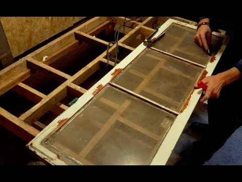 Fönsterrenovering, film 2. Windowrestoration.