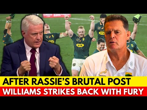 🚨MATT WILLIAMS RESPONDS TO RASSIE’S HUMILIATION – AND IT GETS PERSONAL | SPRINGBOKS NEWS