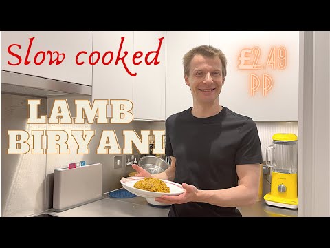 Slow cooked lamb biryani recipe