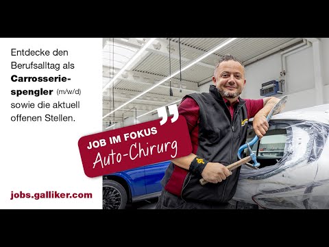 Auto-Chirurg - Carrosseriespengler - Job im Fokus - Galliker Transport