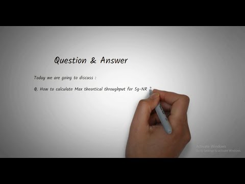 How To Calculate Max 5G-NR Throughput ?