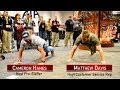 Push Up Contest With Cameron Hanes And Matthew Davis