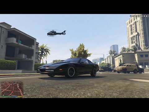 GTA 5 Knight Rider 2000 K.I.T.T Mayhem + Fury Six Star Escape(RDE 3.1.6)