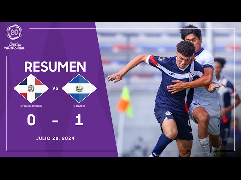 U20Championship 2024 | República Dominicana 0-1 El Salvador | Grupo B