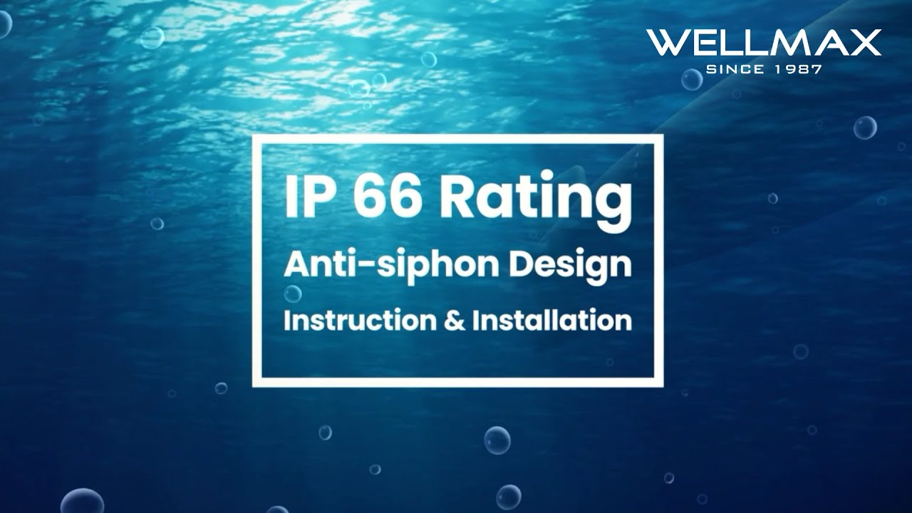 Unveiling IP 66 Rating and Anti-Siphon Design + Installation Guide for Submarine Series Flood Light