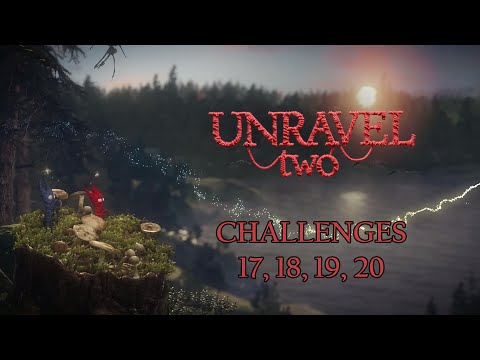 Unravel Two - Challenges 17, 18, 19, 20 - Ashes to Ashes Challenges - No Commentary