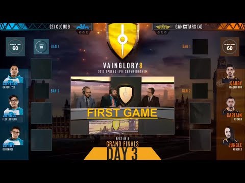 GRAND FINALS I CLOUD9 vs GANKSTARS I Vainglory Unified Championship 2017 - Game 1