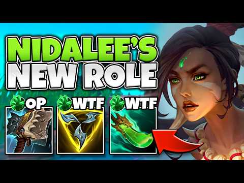 NIDALEE HAS A NEW MAIN ROLE IN LEAGUE OF LEGENDS... (BRUISER NIDALEE TOP)