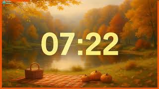 10-Minute Fall Countdown Timer with Lo-Fi & Bar for Study Autumn Vibes