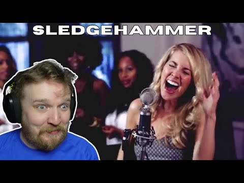 FIRST TIME REACTING TO MORGAN JAMES! Sledgehammer (Morgan James cover) - MORGAN JAMES REACTION