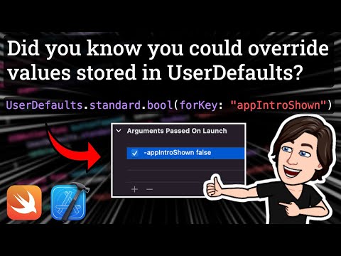 Did you know you can override UserDefaults with launch arguments? 😲 thumbnail