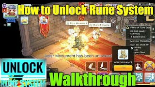 Ragnarok Eternal Love How to Unlock Rune System